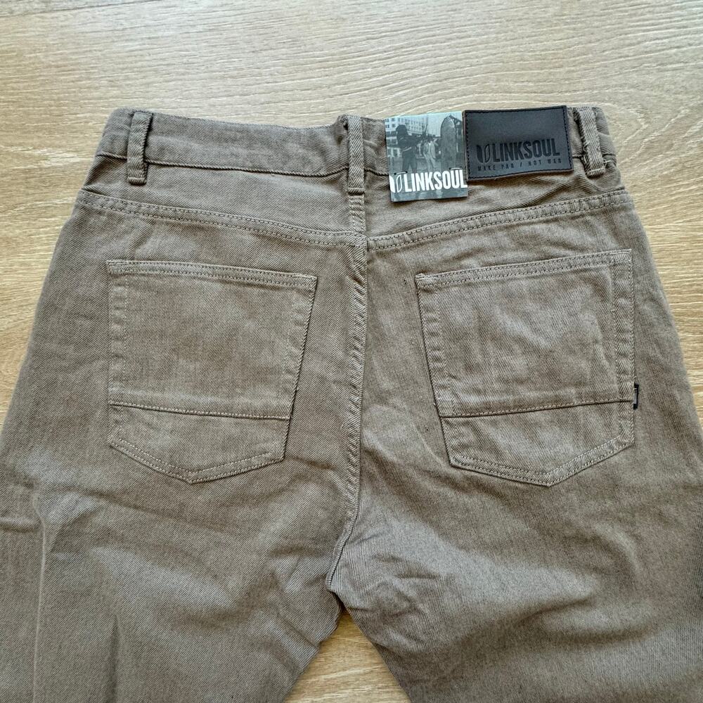 Linksoul Men's Colored Denim Jeans - Size 31R - Picture 3 of 8